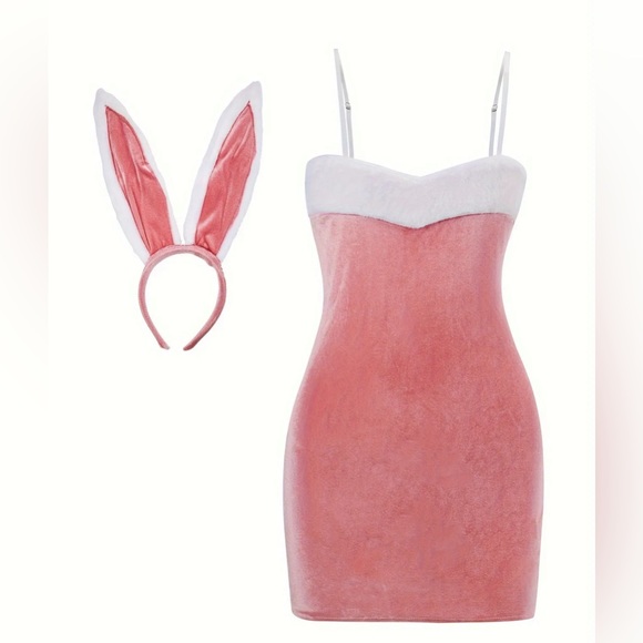 Dresses & Skirts - Large pink dress and ears #1413